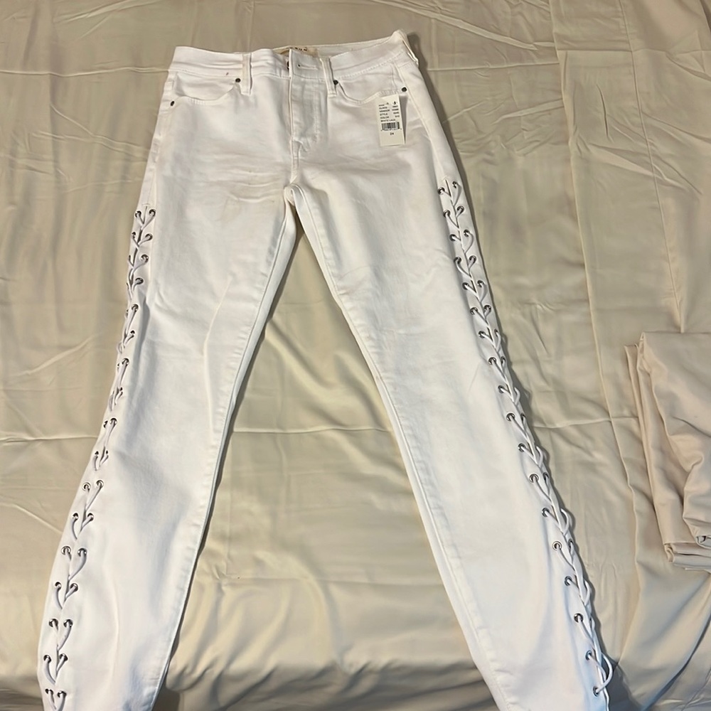 Super stretch ankle leggings - lace up sides